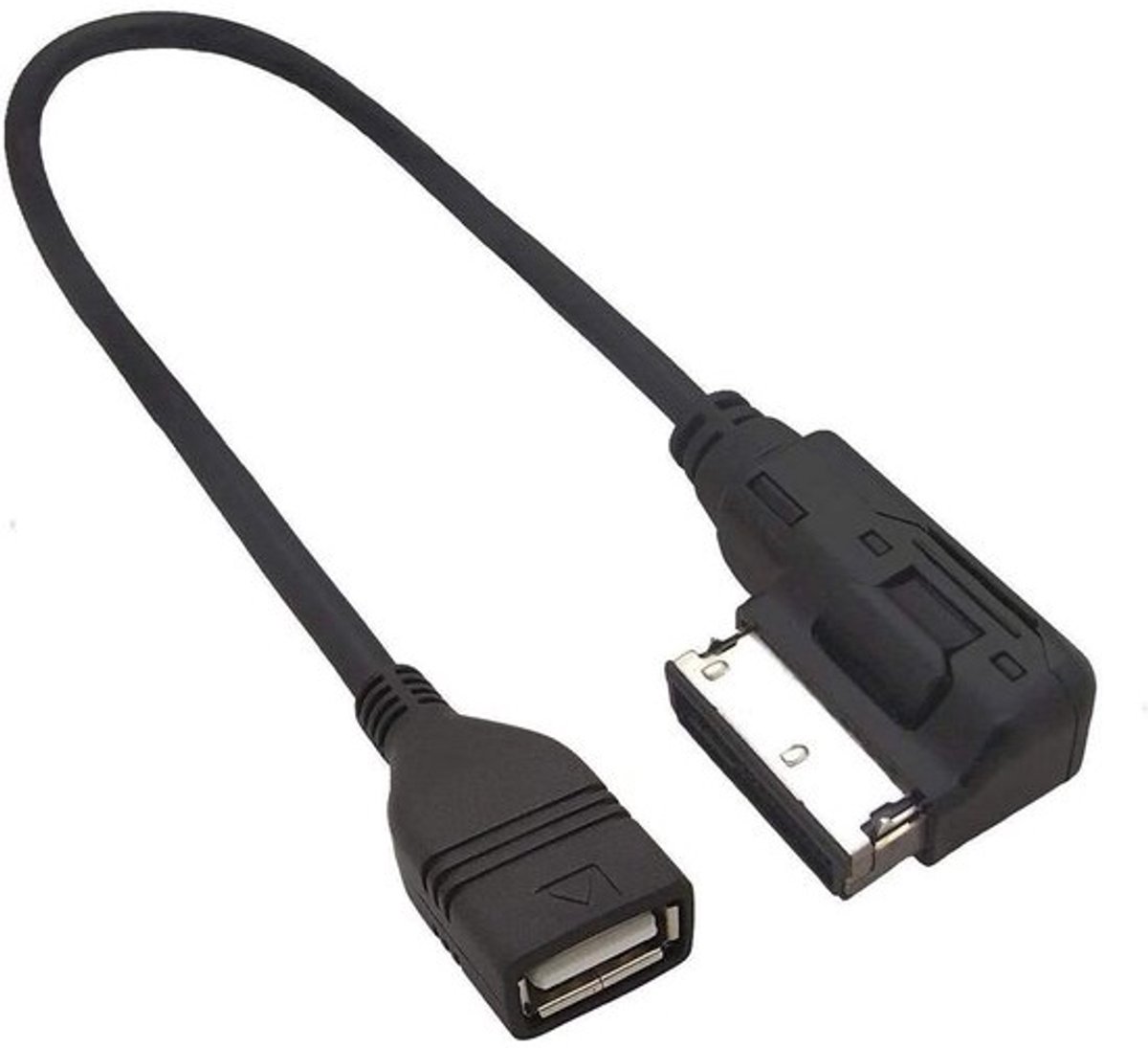 Audiokabel Adapter - Muziek Interface - Muziek Afspelen - Plug en Play - 27 cm - Zwart