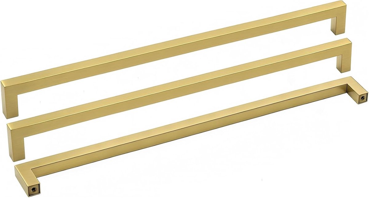 5 stuks kastgrepen, goudkleurig, 458 mm, gatafstand, meubelgrepen, goudkleurige handgrepen voor keukenkasten, keukengrepen, meubelgrepen, vintage keukengrepen, meubels