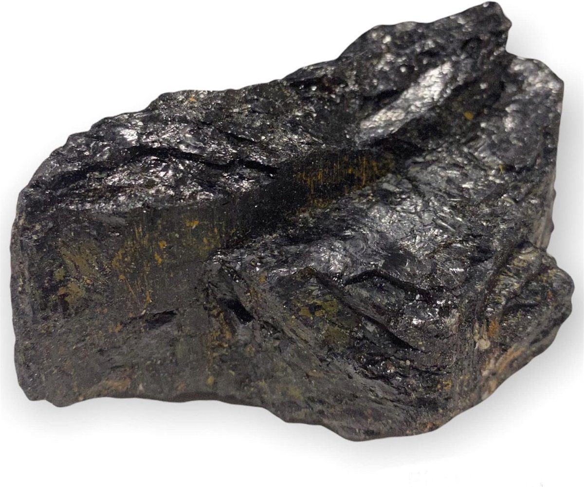 Ruwe steen natuurlijke steen zwarte schorl grote natuursteen natuurlijke kwarts helende steen bescherming mineraal (60-120gr.)