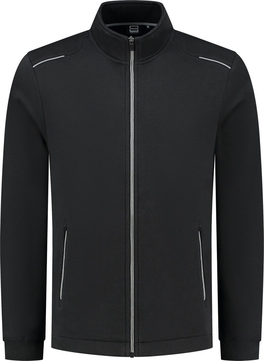 Tricorp Sweatvest Accent 302702 - BlackGrey - 3XL