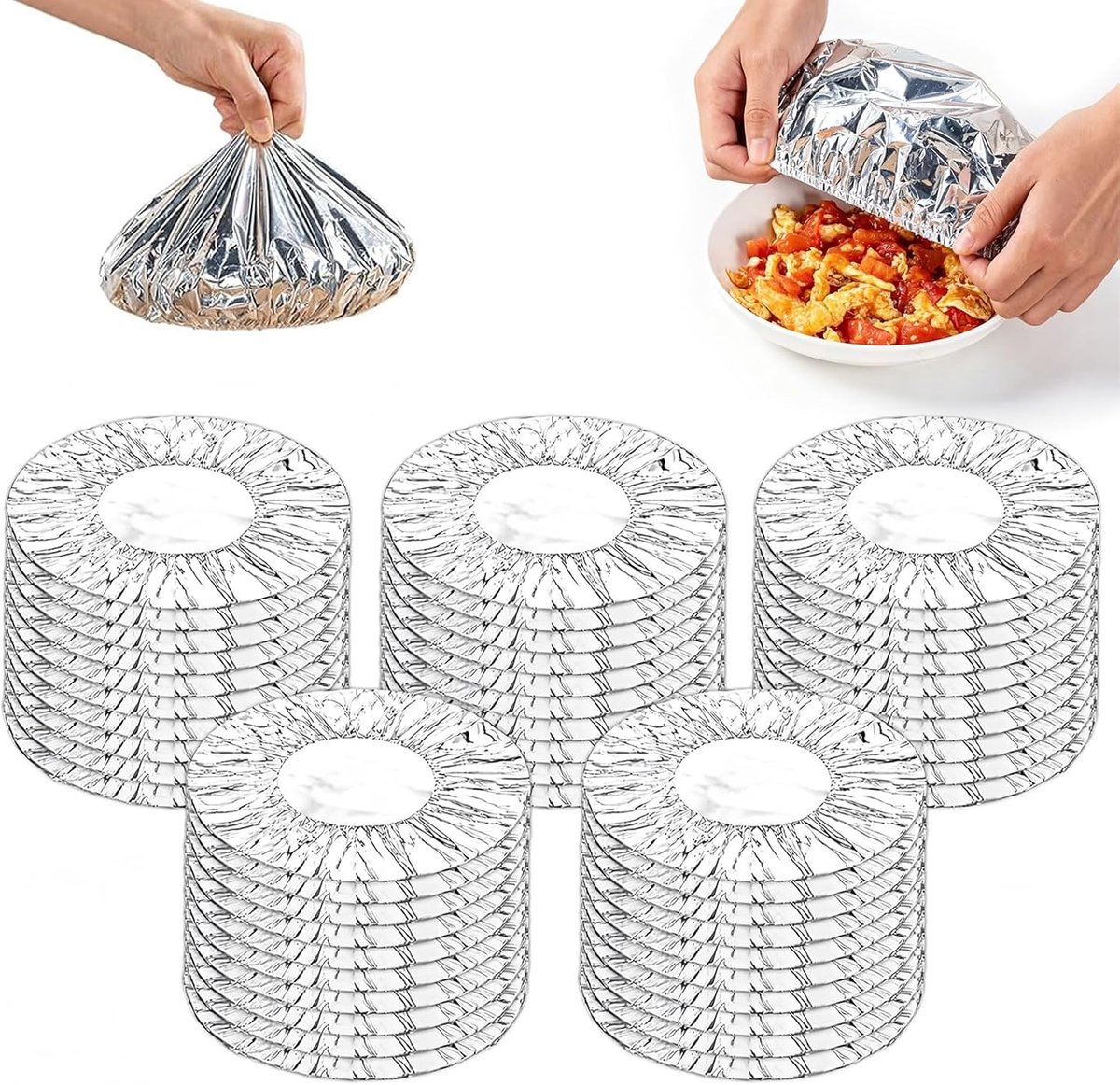 50 stuks aluminiumfolie isolatiekap, isolatiehoezen van