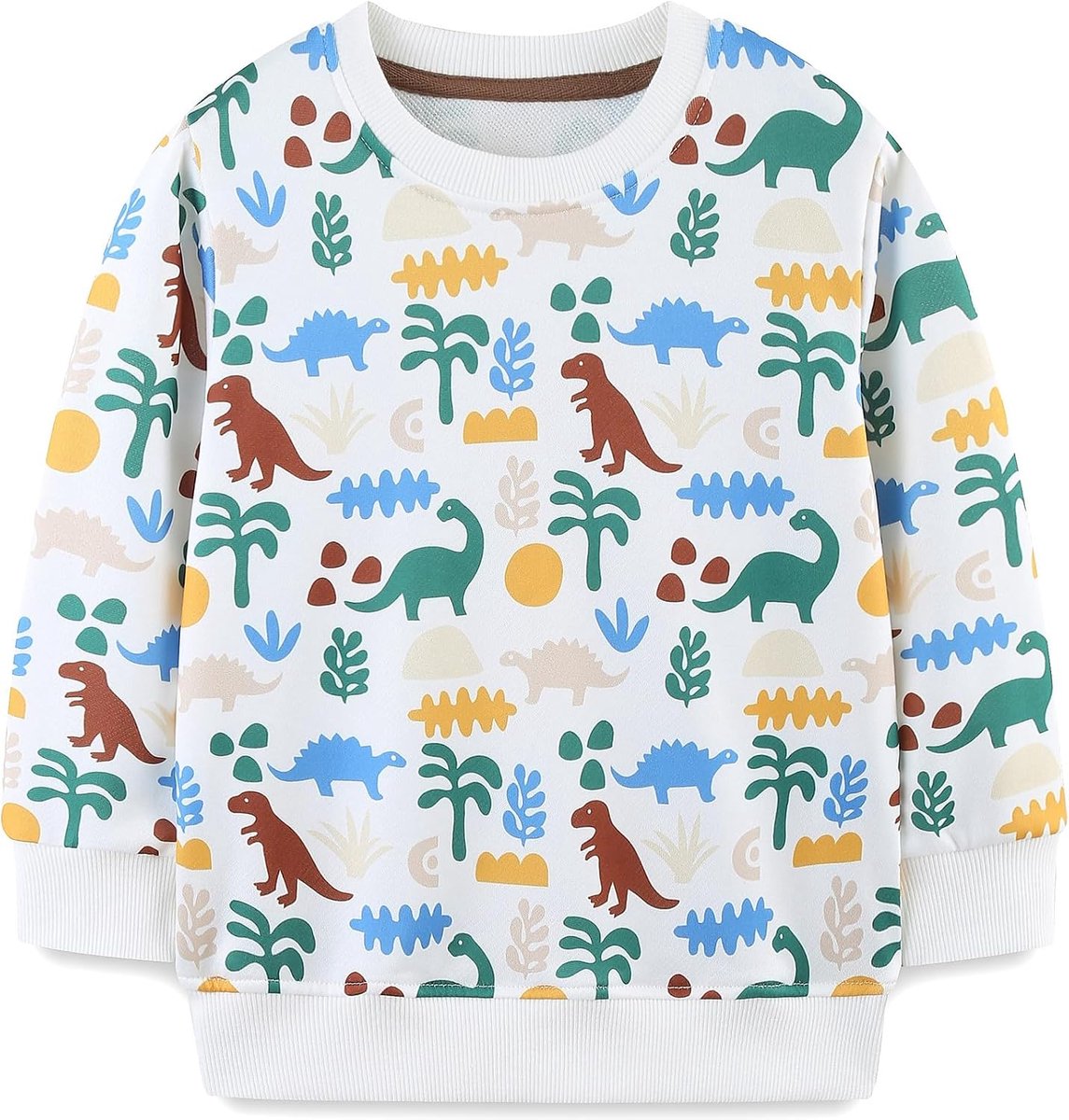 Kindersweatshirt voor jongens, Kerstmis, cartoon, pullover met lange mouwen, katoen, maat 92-122, 1-7 jaar