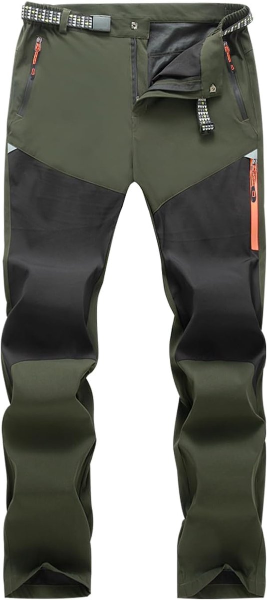Wandelbroek, ademend, winddicht, tactische trekkingbroek met elastische tailleband