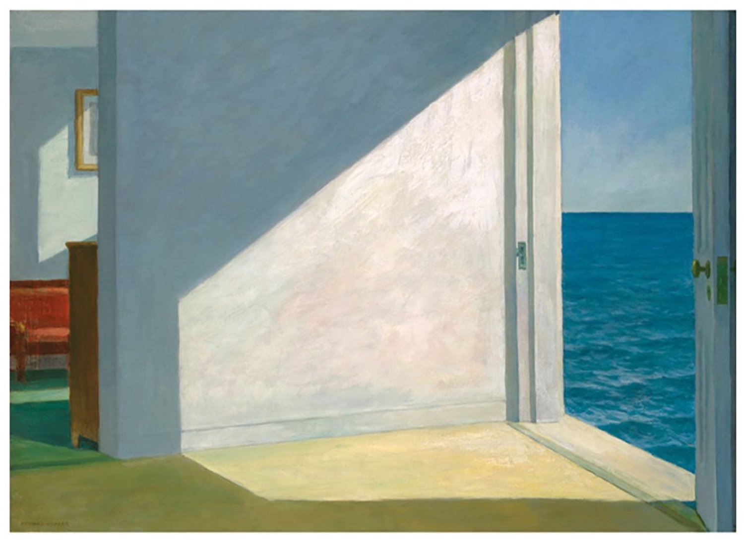 PGM Kunstdruk Edward Hopper Rooms by the Sea 80x60cm Divers