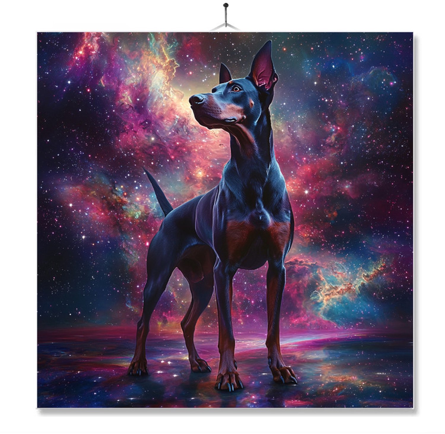 MC Living Tegel Met Opdruk | Galaxy | Dobermann Ontwerp 1