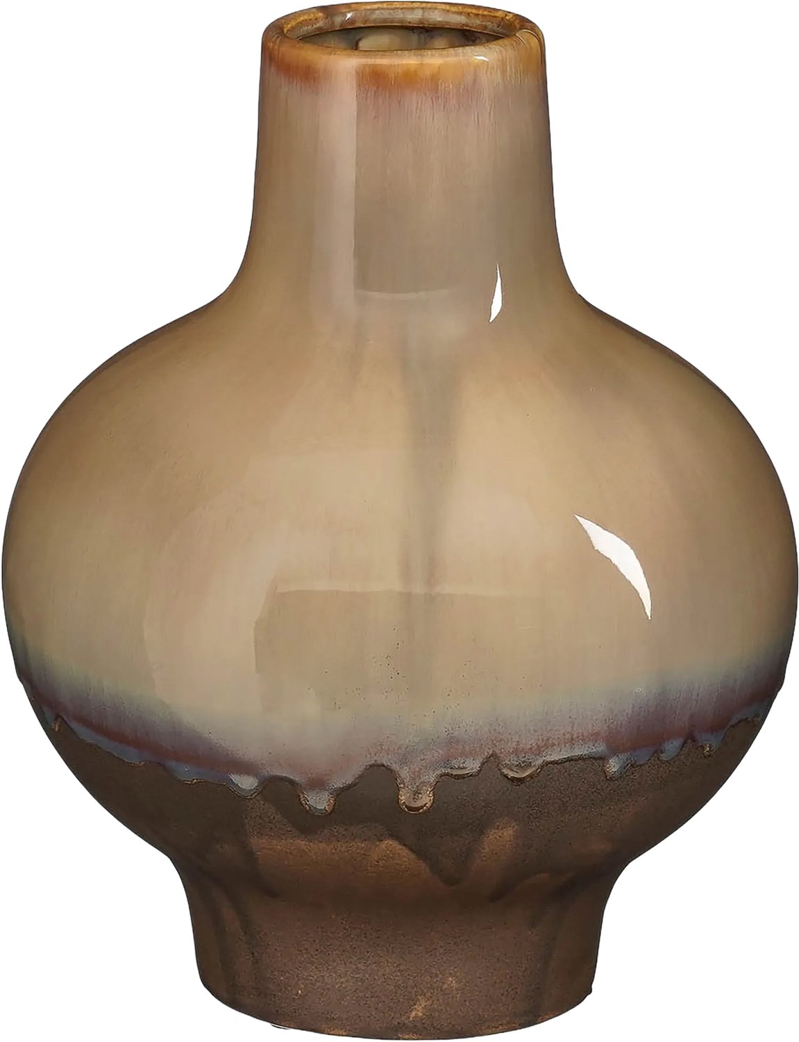 Goossens Vaas Jacy - paars - keramiek - 20 x 25 x 20 keramiek paars