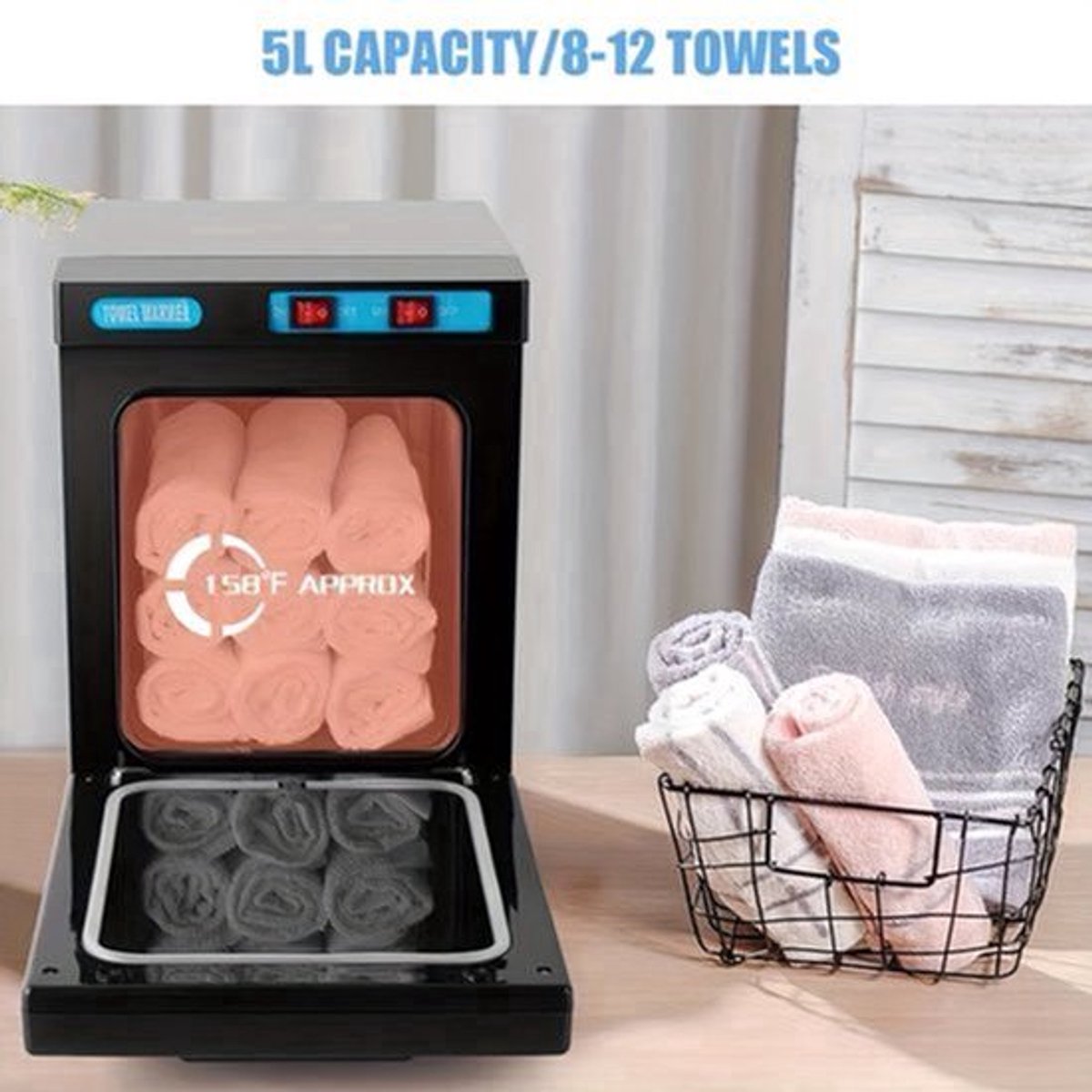 Ozondesinfectiekast – Handdoekverwarmer – UV Desinfectiekast – Warmtekast – Sanitizer – 5 Liter Inhoud – Roestvrij Staal & Aluminium