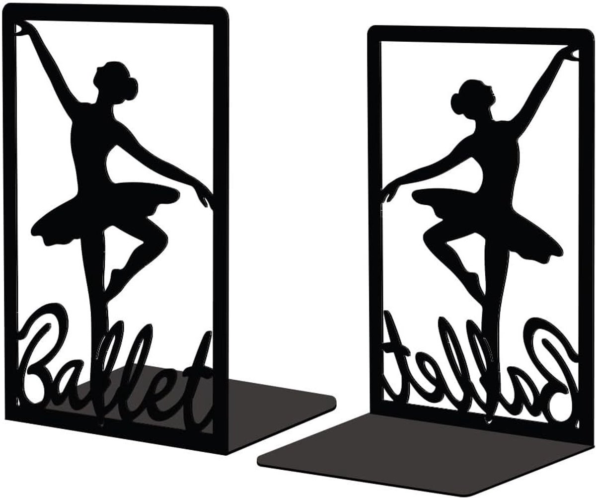 Moderne metalen boeksteunen voor boekenplank, decoratieve stoppertjes, 13.5cm x 11cm x 20cm, stevig en creatief ontwerp voor kantoor en thuis, 1 paar
