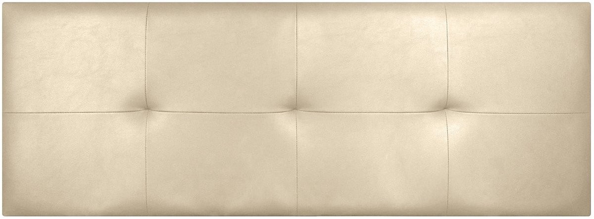 CABECERO CALA KUNSTLEER BEIGE 90