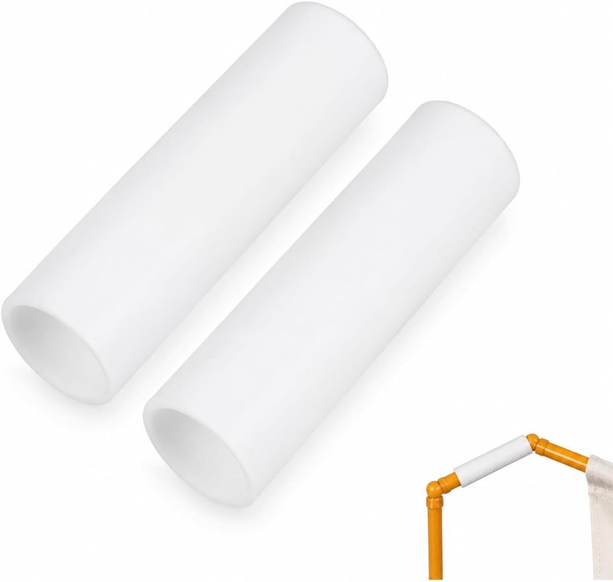 2 Stuks Tentpaalverbinding van Kunststof, Duurzame Campingaccessoires voor Tentondersteuning, Robuuste Verbindingen voor Outdoor Avonturen