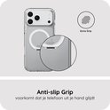 Transparant hoesje met antislip grip voor iPhone.