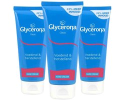 Glycerona - Handcrème Classic - 3 x 100 ml - Voordeelverpakking