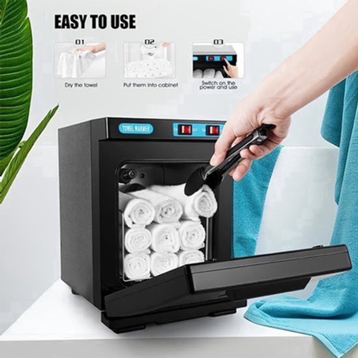 Ozondesinfectiekast – Handdoekverwarmer – UV Desinfectiekast – Warmtekast – Sanitizer – 5 Liter Inhoud – Roestvrij Staal & Aluminium