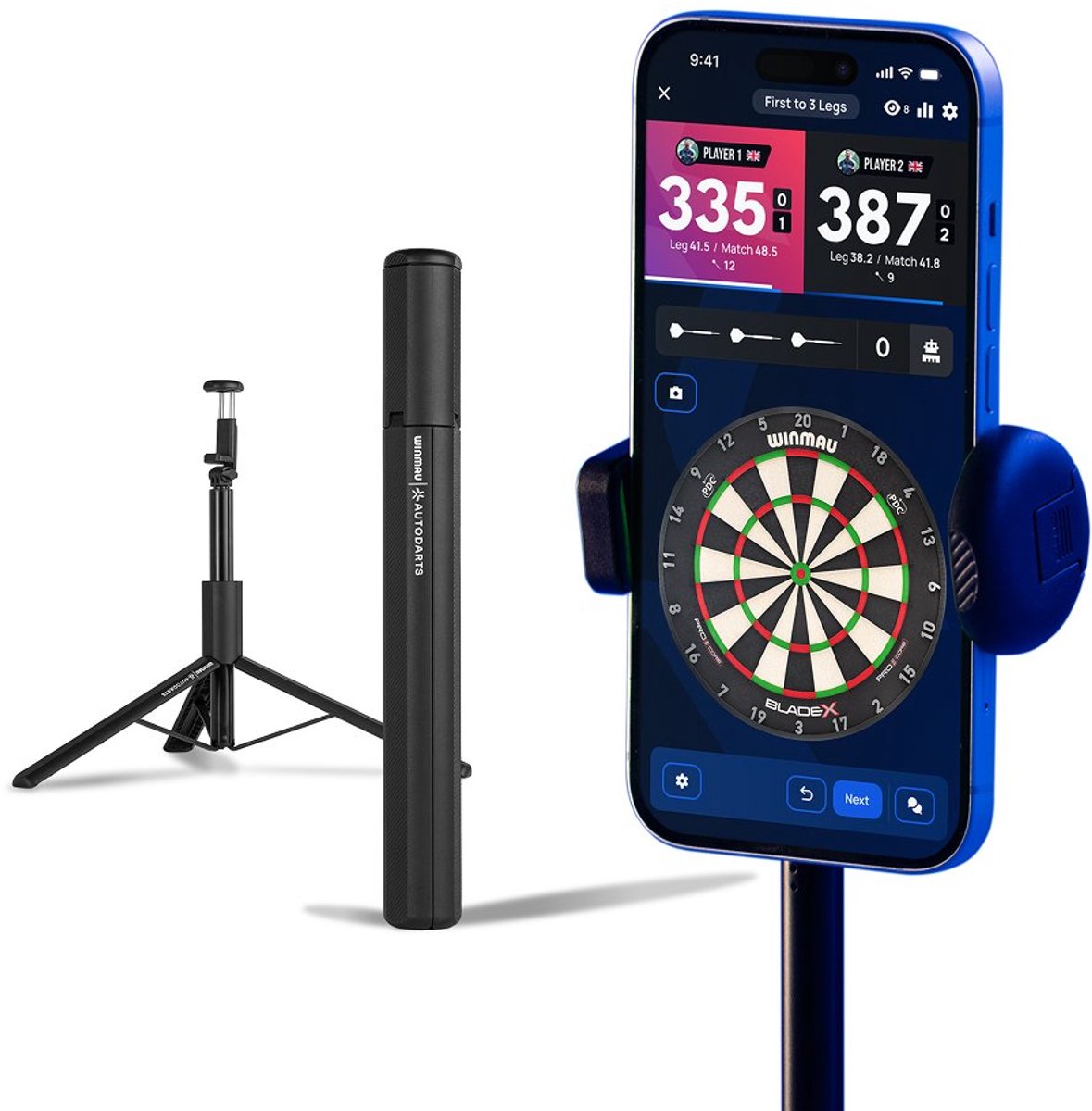Winmau Autodarts Lens Tripod + 12-month subscription - Telefoon Houder