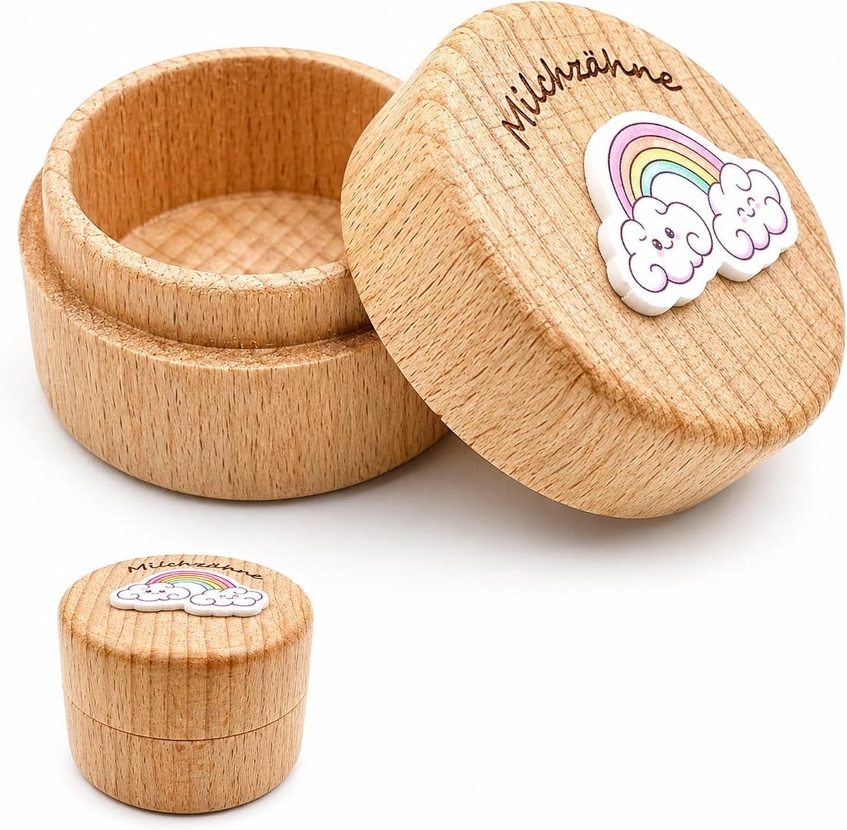Houten Melktandendoos voor Kinderen - Bewaar en Organiseer Melktanden met Stijl