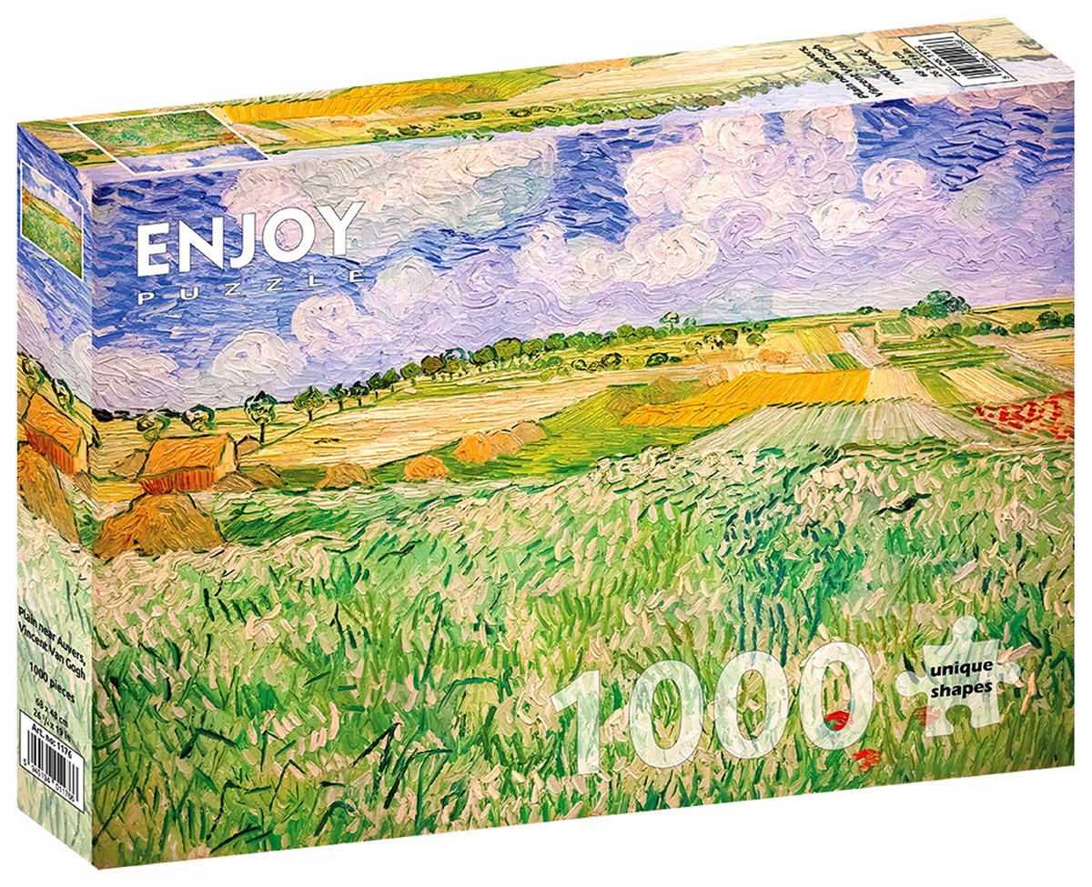 Enjoy Puzzel 1000 Stukken: Van Gogh's Veld bij Auvers