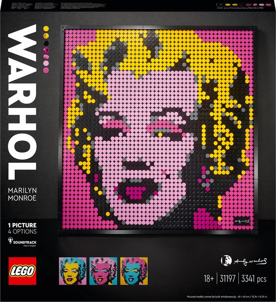 LEGO Art Andy Warhol's Marilyn Monroe - 31197