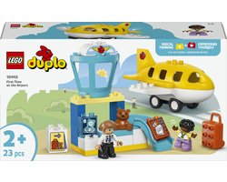 LEGO DUPLO Voor het Eerst op het Vliegveld Educatief Speelgoed voor Peuters 10443