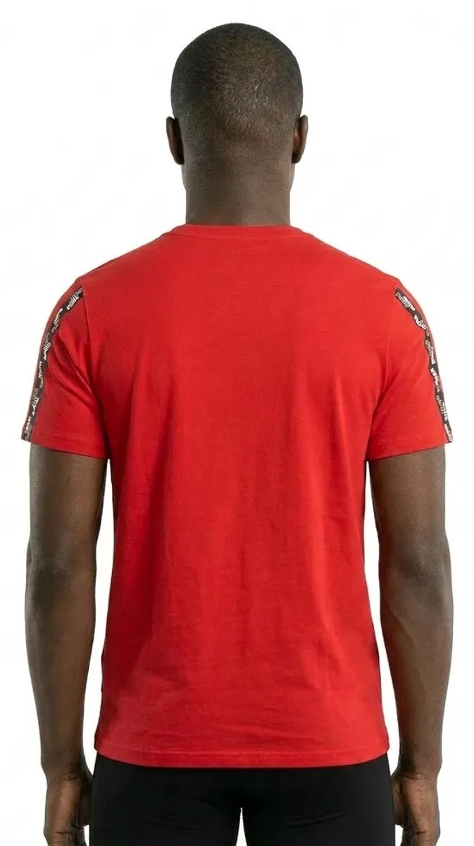 Puma Power Tape T-shirt Met Korte Mouwen L Man Rood