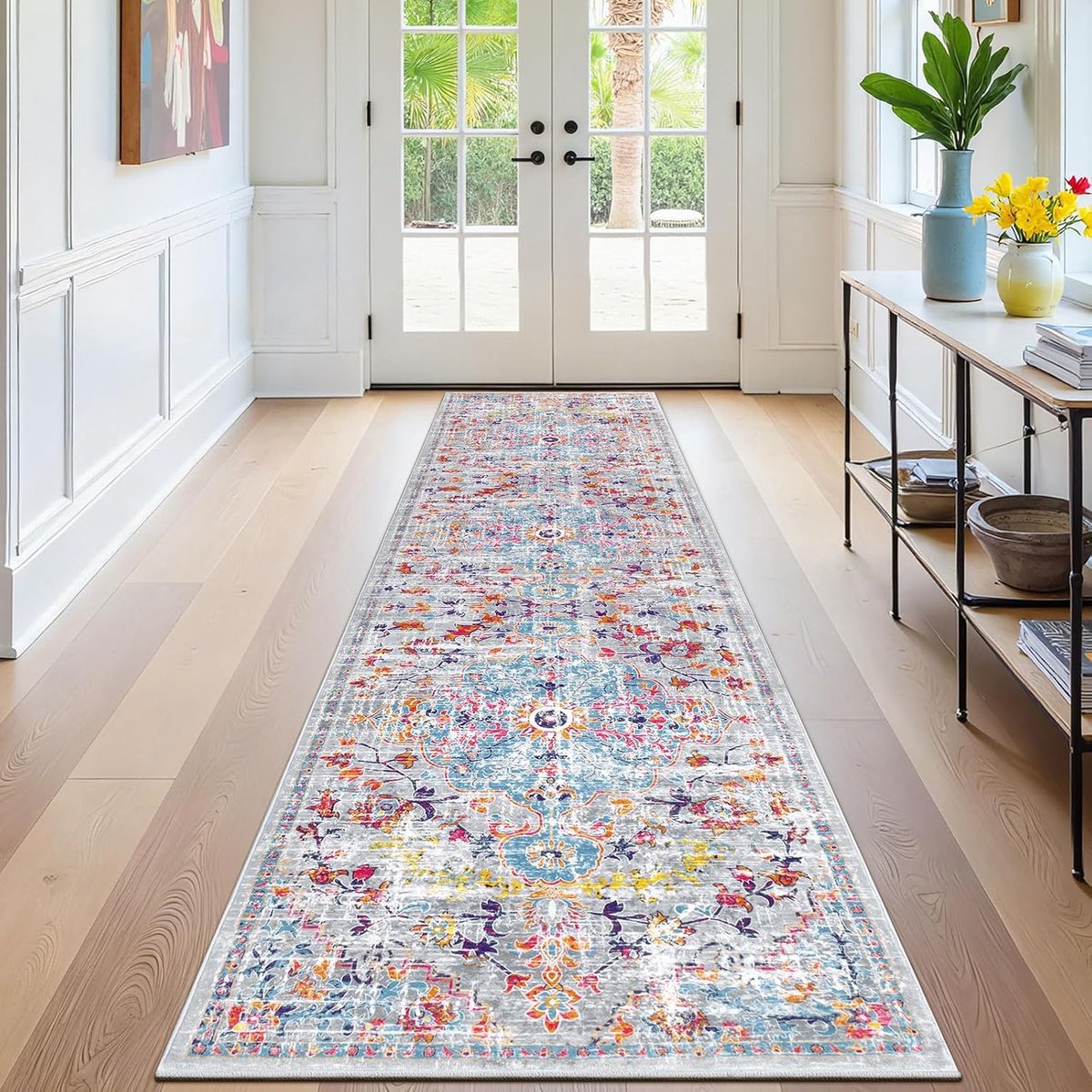 Tapijtloper - 80 x 250 cm - Katoen - Modern - Antislip - Machinewasbaar