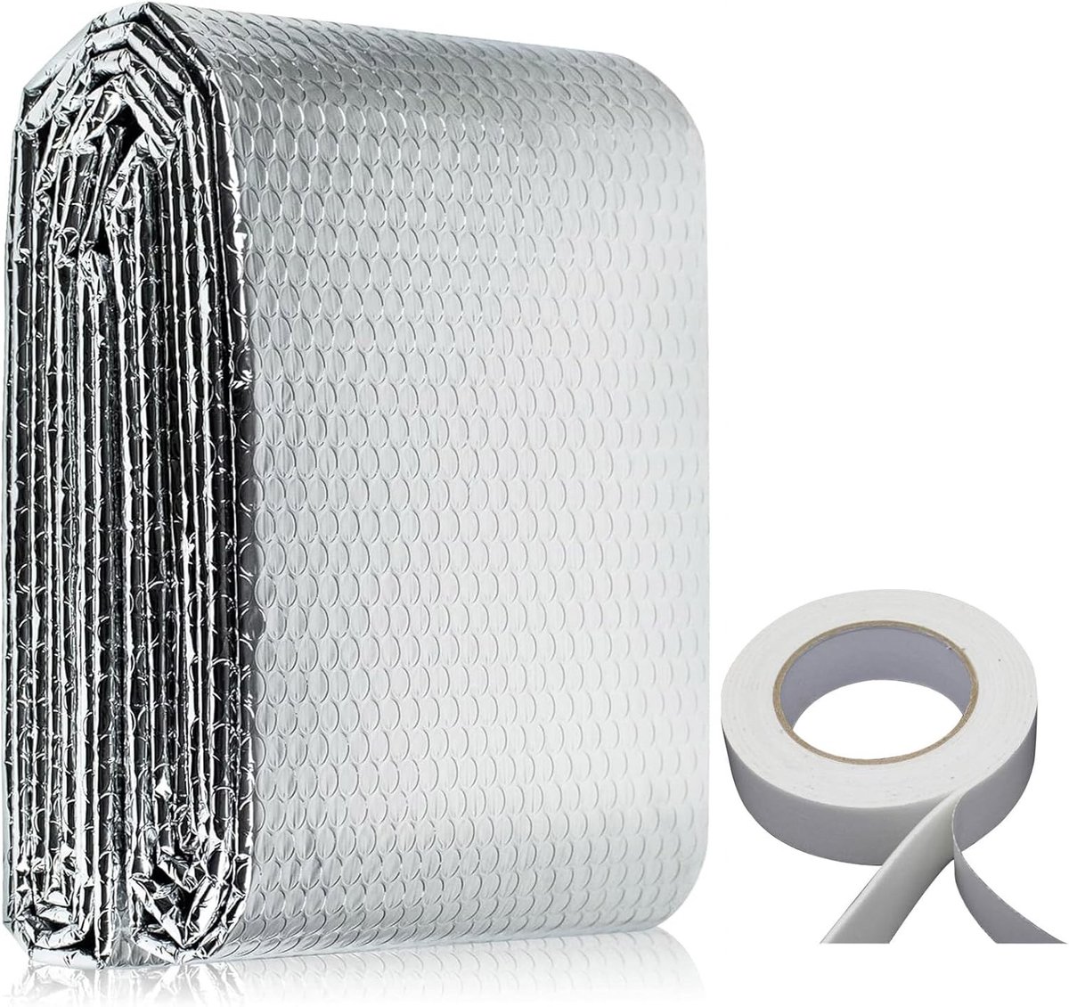 Isolatiefolie van Aluminium met Luchtbellen 2x5m - Warmte Reflecterend en Energie Besparend