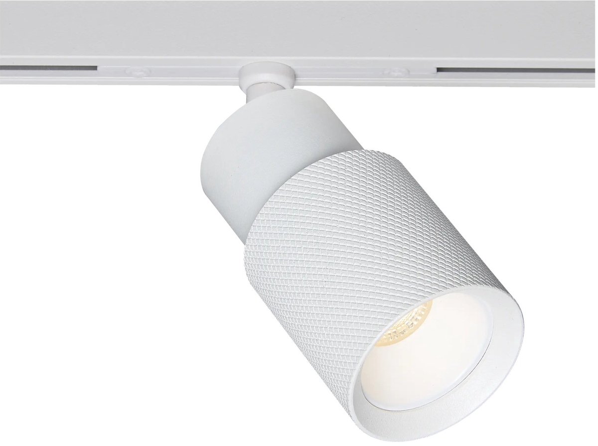 Nysal opbouwspot micro line van Fantasia, aluminium, wit, kantelbaar, dimbaar, voor GU10 MR11 (excl. lichtbron)