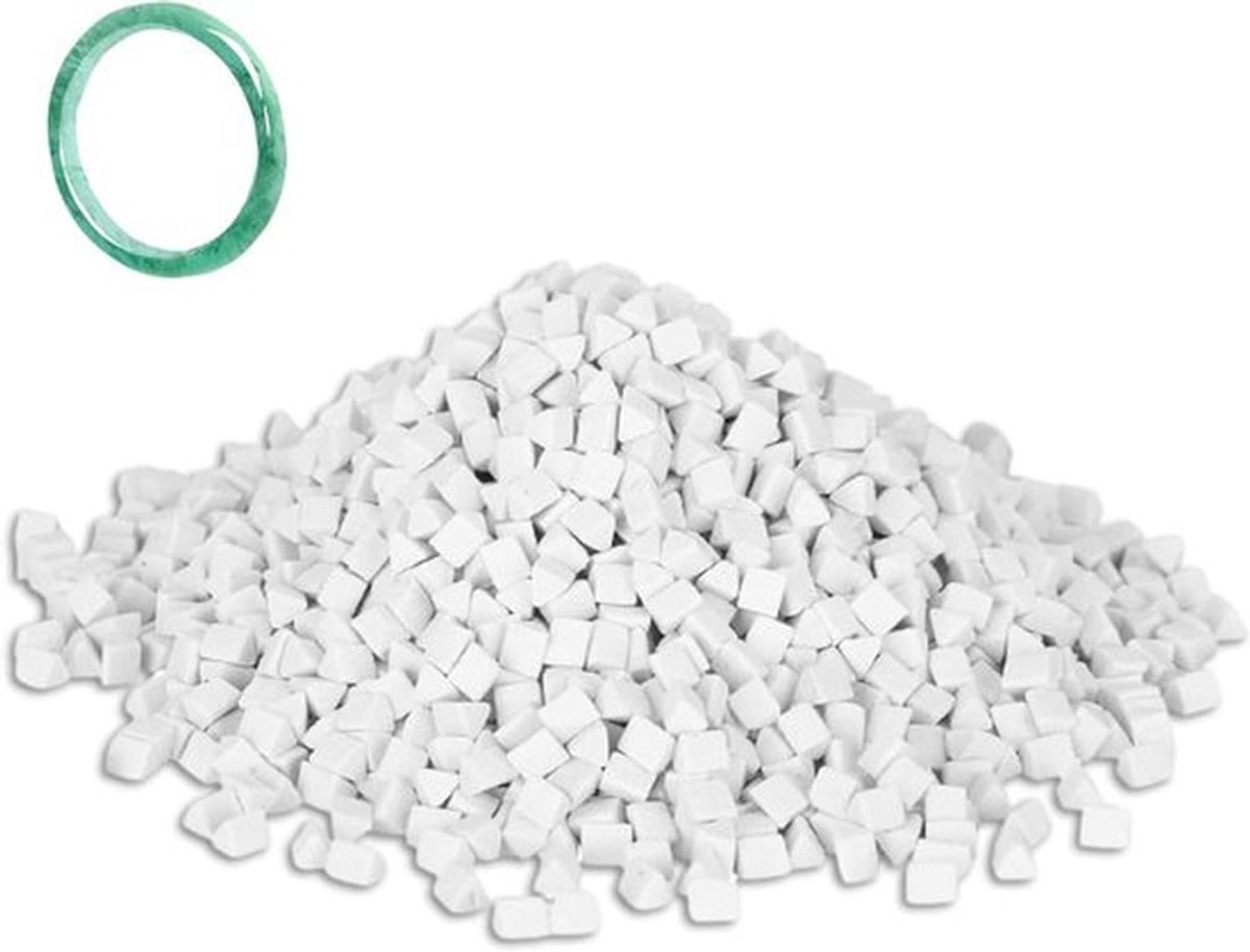Ceramische Vulstof voor Steen Tumblen - Grit voor Steentumblers - Keramische Vulstof Media - Driehoekige Keramische Abrasief voor Tumblers - 4 mm 500g - Voor Vibrerende of Roterende Tumblers