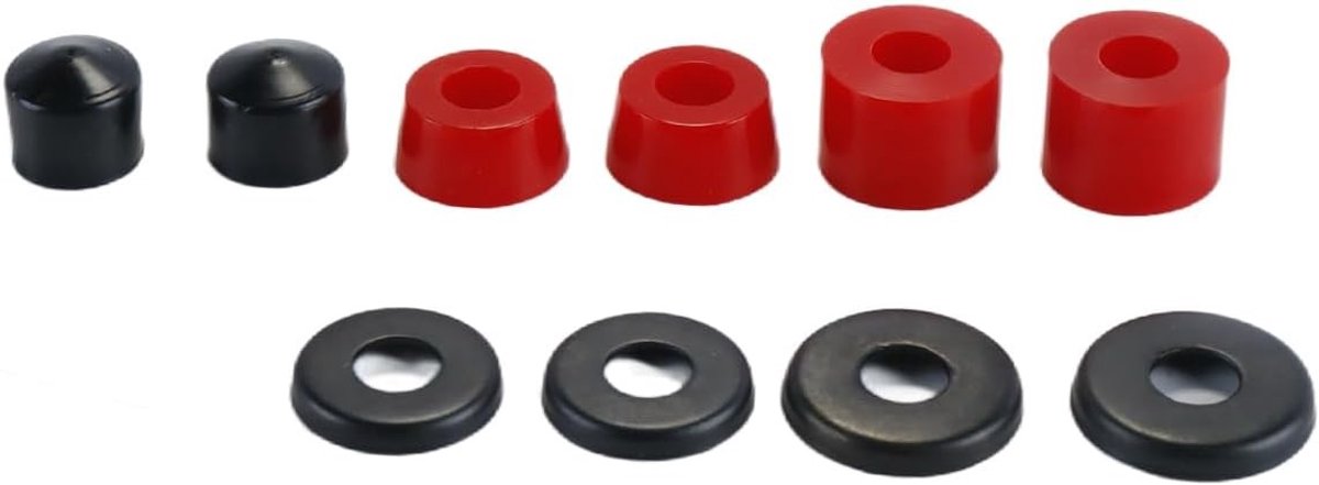 Complete Skateboard Bus Set met 10 Accessoires PU Cushioning en 90A Vervangingsbushings voor 4-Wiel Skateboards Geschikt voor Dubbele Rocker en Verbeterde Stabiliteit