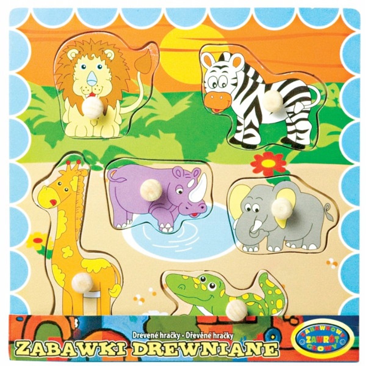 Houten Puzzel - Wilde Dieren 1943