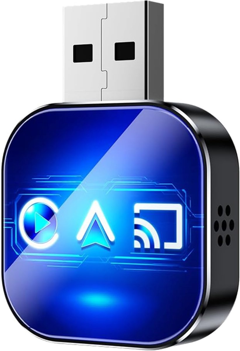Draadloze Carplay Mirror Link USB Dongle Adapter Android Auto Slimme AI Box Bedrade Carplay Naar Draadloze A
