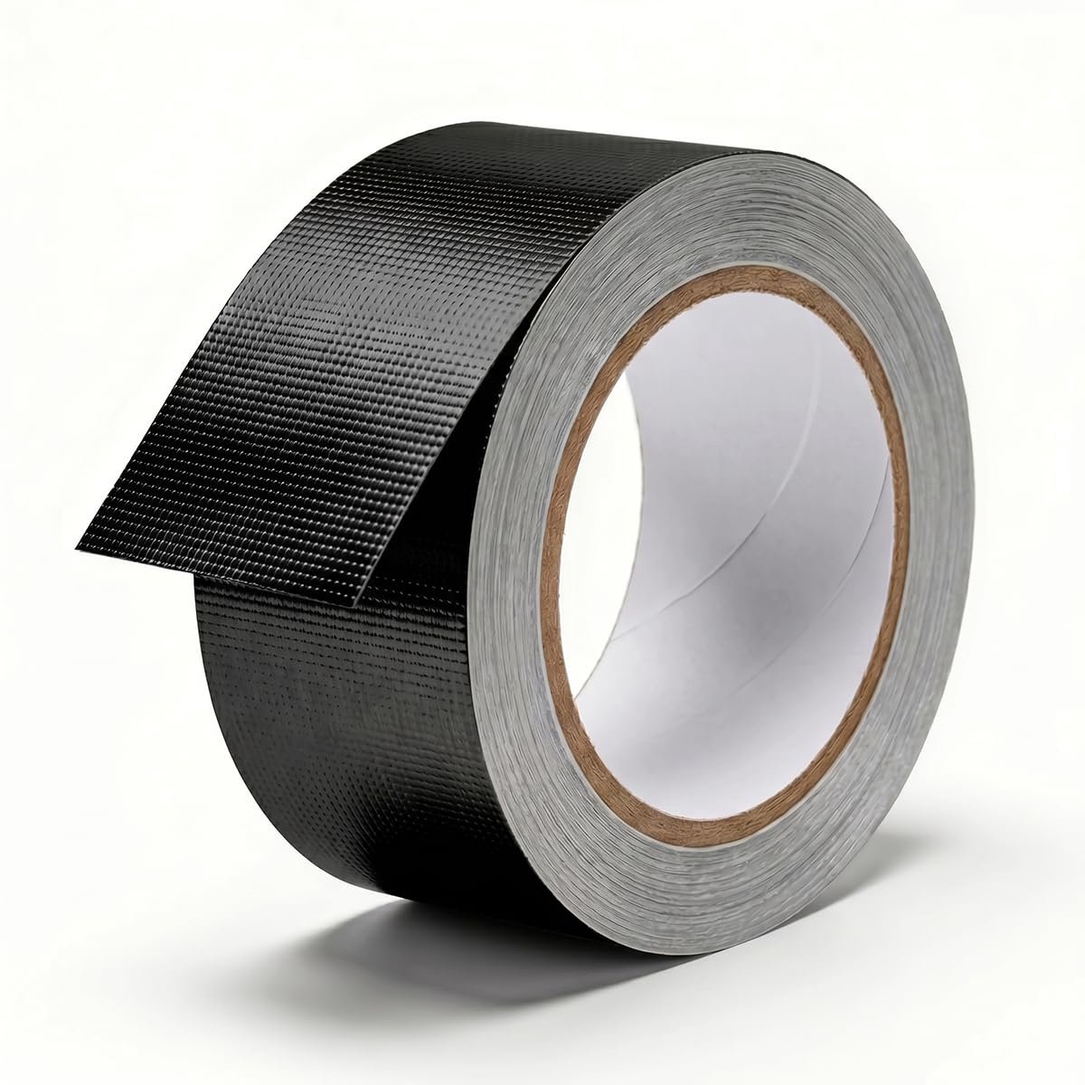Sterk hittebestendig plakband, zwart, uitlaatafdichtingstape, zelfklevend, versterkt, 50 mm x 10 m, aluminium plakband, waterdicht, voor buisisolatie