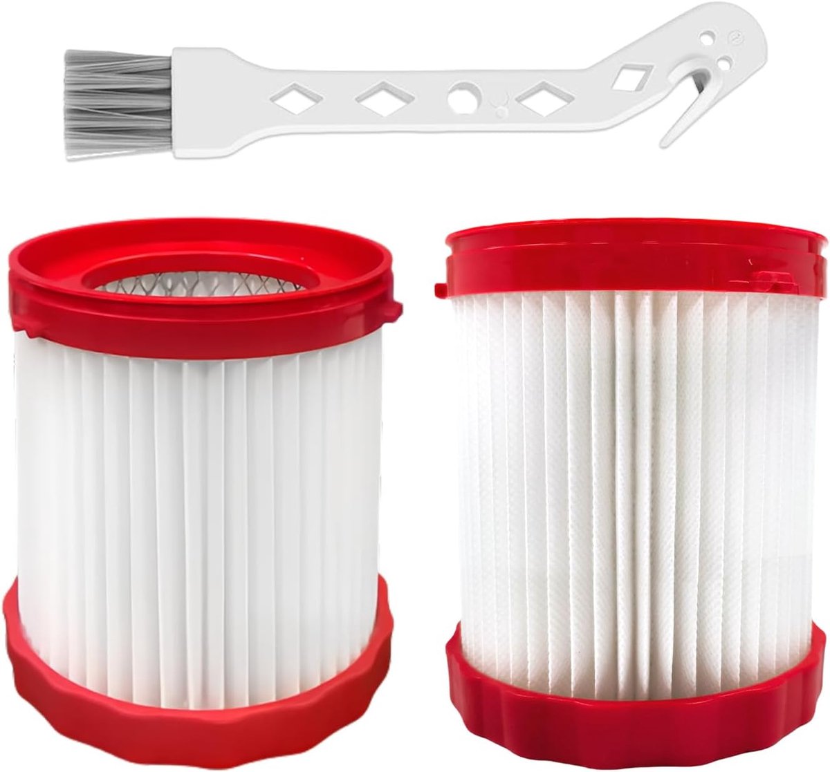 Filters voor Bosch Gas 18 V-filters, droge stofzuiger GAS18V-3/GAS18V-10L, VF320H Hepa-filter voor Bosch, met reinigingsborstel