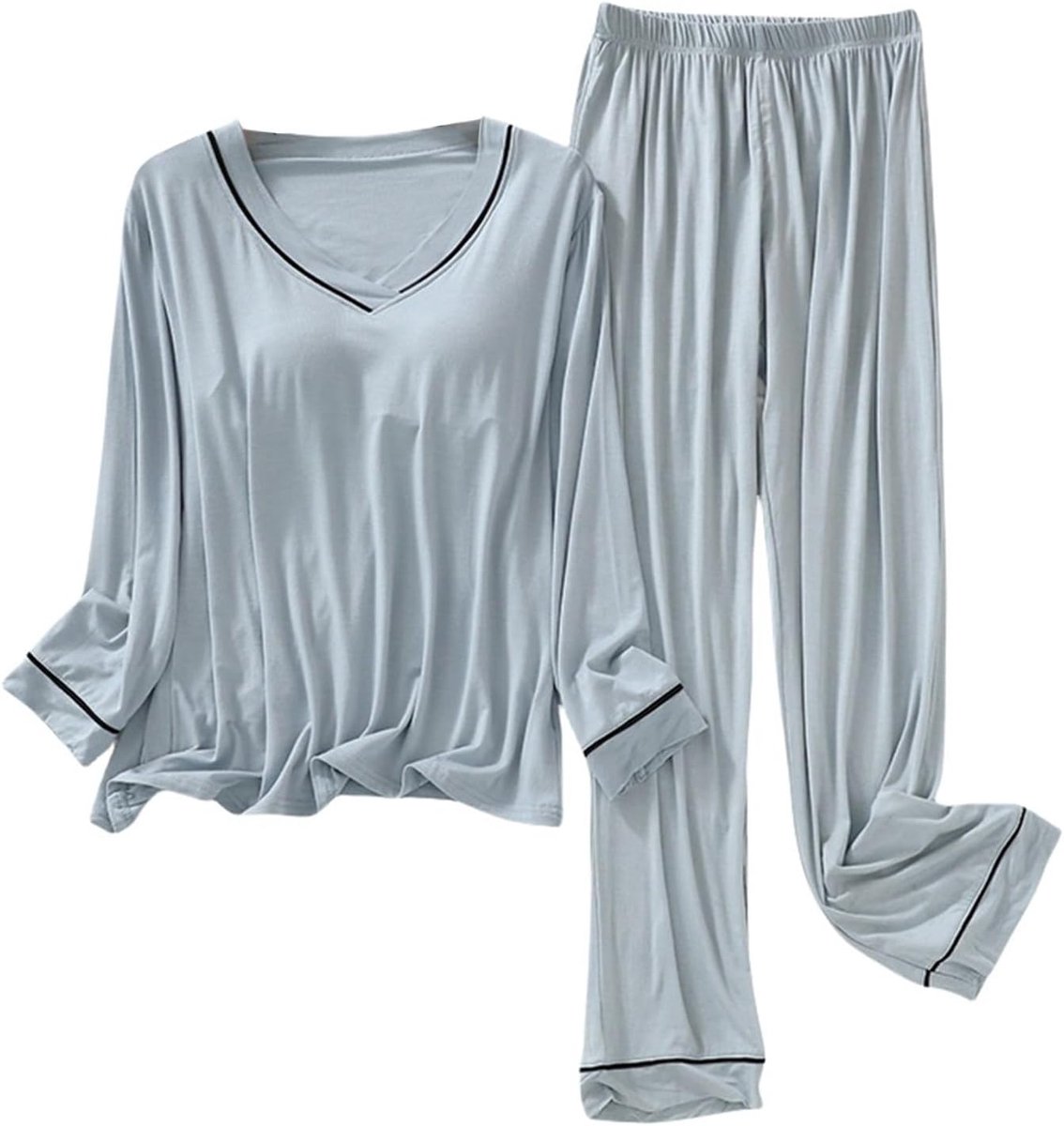 Pyjama voor dames, satijn, pyjamaset, katoenen broek, dames, nachthemd, thuis en casual, nachthemd voor thuis, woonkamer, douche, slaapkamer, nachtkleding, comfortabele kleding