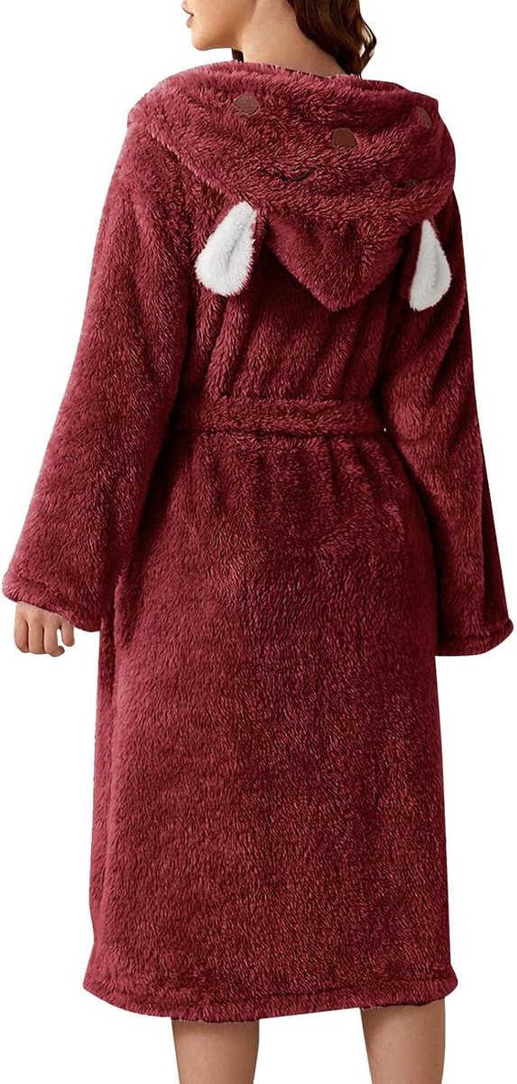 Warm, winter, katoen, pyjama, dames, winter, warm, pluizig,