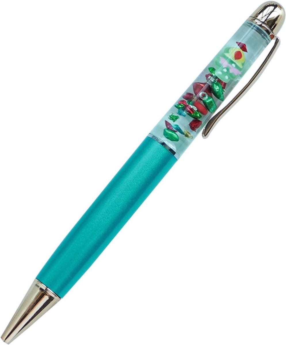 Kaars Xmas Fun Pennen Leuke Floater Drijvende Vloeistof Schrijven Journaling Office Pen Unieke Present Geschenken