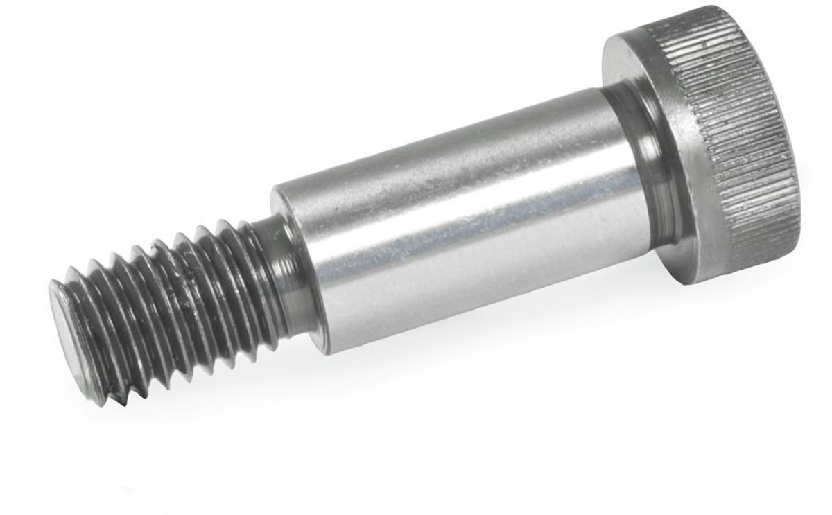 Normelemente ISO 7379-12-M10-30 7379-12-M10-30 passschroeven met tailleband, zilver, lengte l1: 30mm, 5 stuks