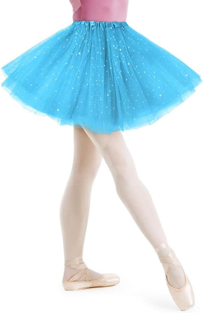 Klassieke Tutu Rok, Elastische 3-laagse Tule Rok, Ballet Tule Rok, Petticoat Onderrok voor Carnaval, Themafeest, Ballet, Dans, Verkleedkleding, Halloween Kostuum