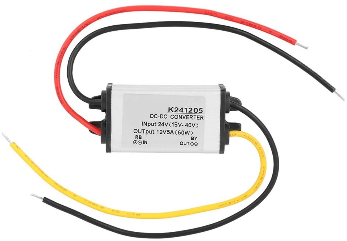 Down Power Supply DC-DC Converter 24V Naar 12V High Efficiency Step Down Voeding 5a