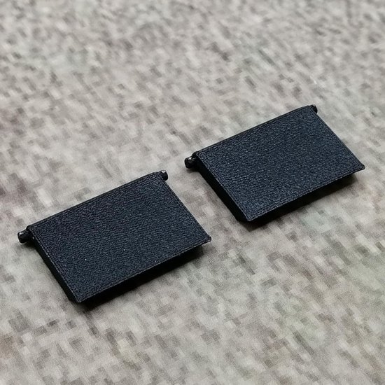 1 paar (2 stuks) vervangende toetsenbordpoten, zwart, compatibel met Corsair K100 AIR RGB toetsenbord, reserveonderdeel toetsenbordstandaard voeten keyboard — afbeelding 3