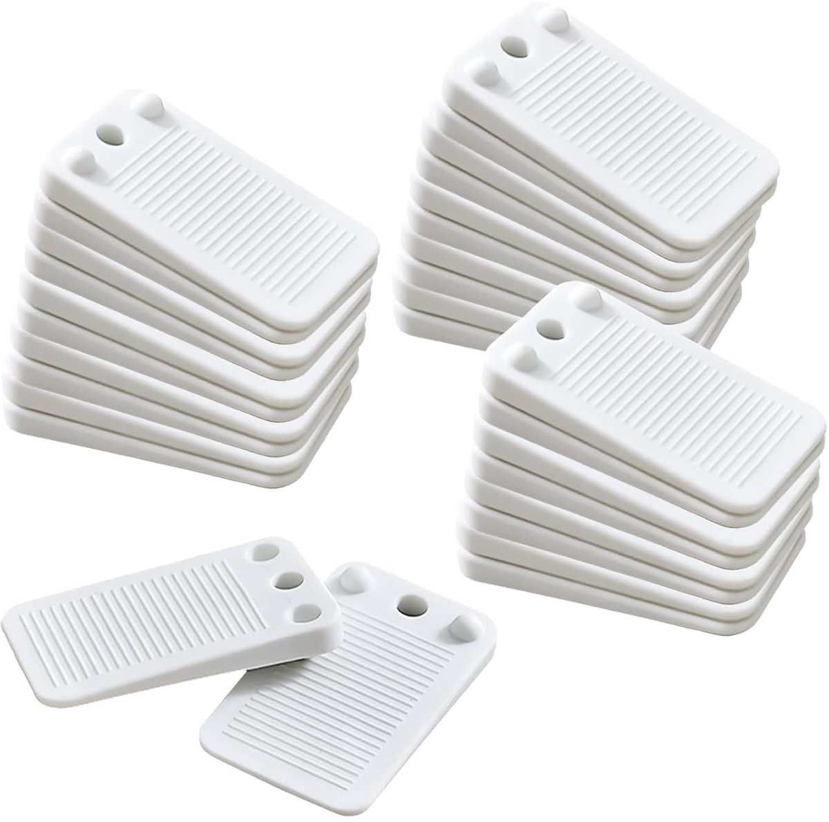 30-delige verstelbare meubelspijkers, anti-slip meubelwiggen, stapelbare rubberen toiletspijkers, tafelwiggen voor ongelijke tafelvloeren, meubelnivellerende voetenpads voor hardhouten bed