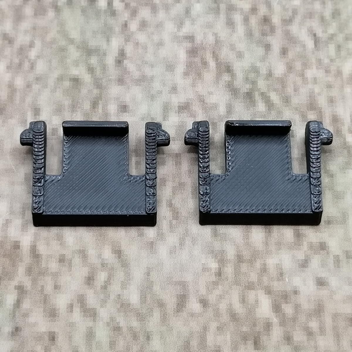 1 paar (2 stuks) vervangende toetsenbordpoten, zwart, compatibel met Acer PR1101U toetsenbord, reserveonderdeel toetsenbordstandaard voeten keyboard