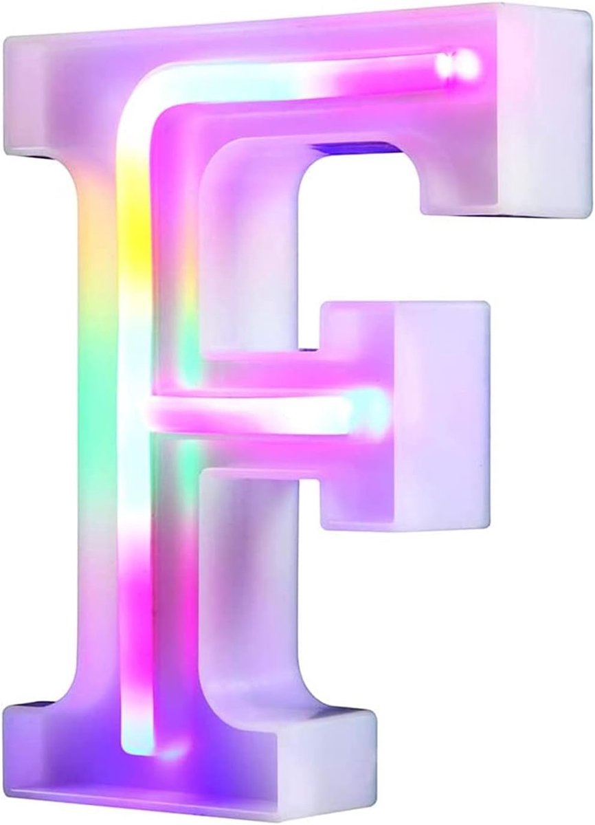 Led-lichtletter, kleurrijke neonverlichting voor feestjes