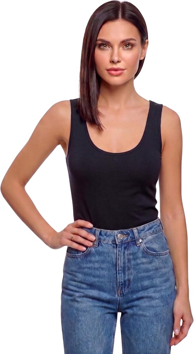 o-day Coconuda Tanktop voor dames, bi-elastisch, brede schouders en smalle schouders, nauwsluitend, S-XL