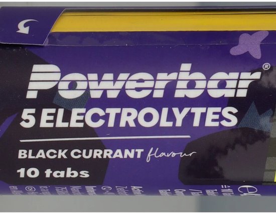 Powerbar Electrolyte Tabletten - Black Currant - low calorie sportdrank - 12x10 tabs van Merkloos — afbeelding 5