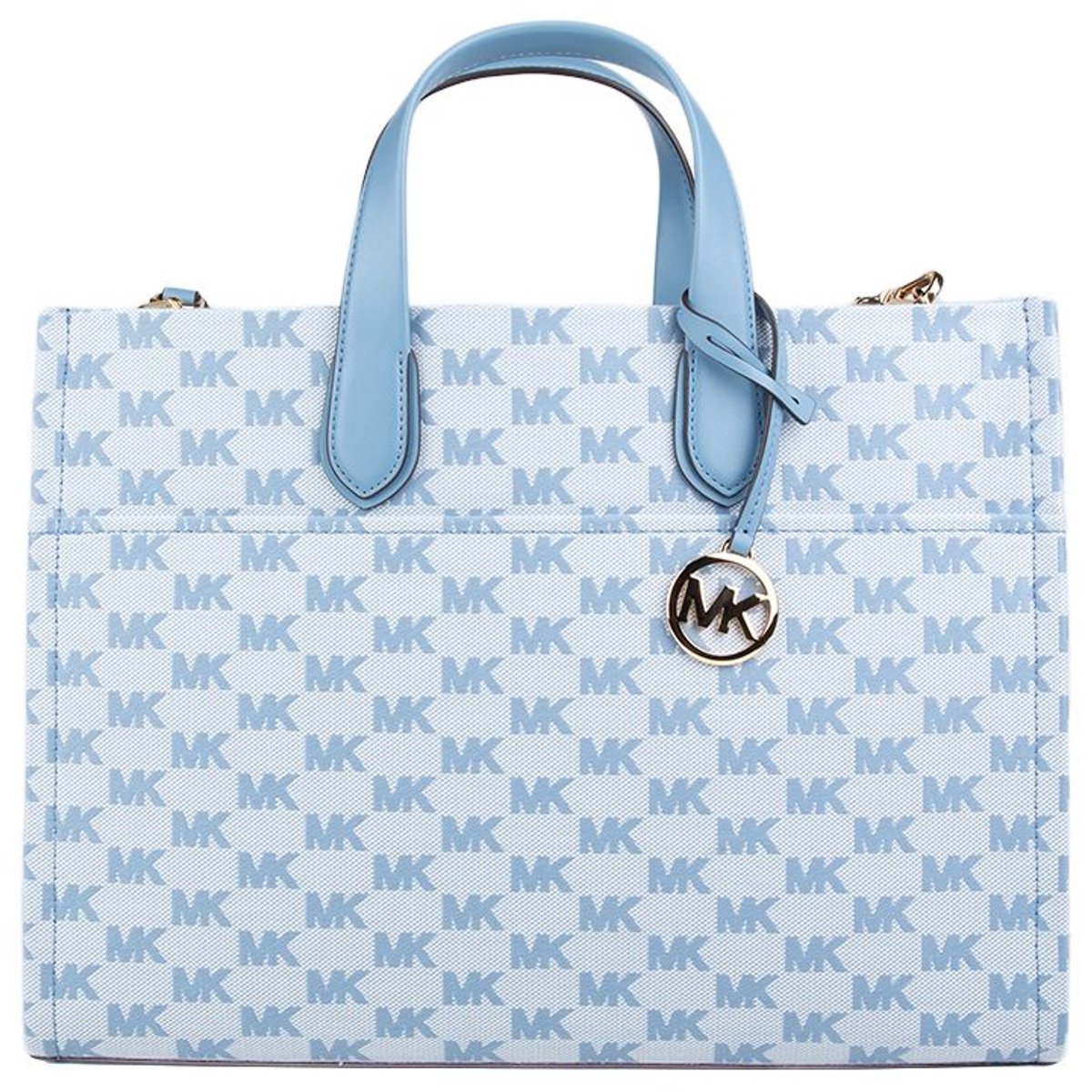 Gigi - Large Logo Jacquard Tote - Ruime shopper met rits - Tijdloos ontwerp