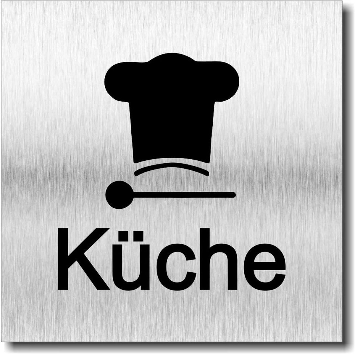 keuken UV-druk 12 x 12 cm - 3 mm aluminium composiet - Made in Germany verwarmingsruimte
