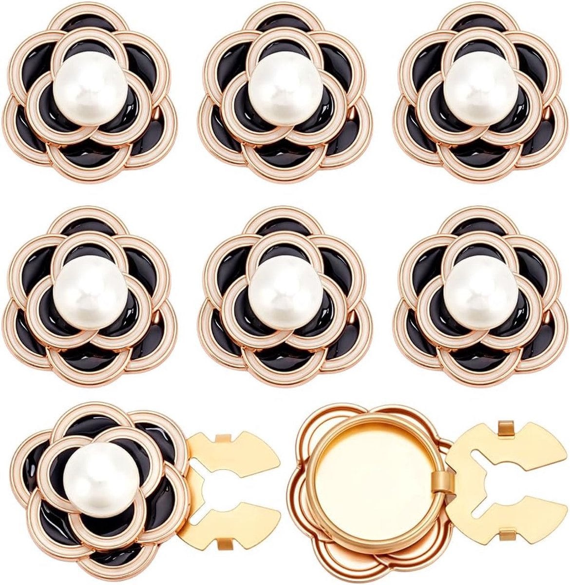 8 stuks kralen bloemen knop afdekking bloemen knopen