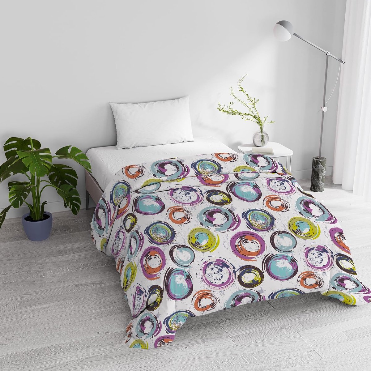 Quilt "BASIC", Cerchi Astratti, 200x245 cm