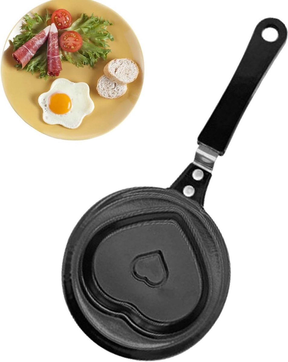 Omeletpannen met anti-aanbaklaag, mini-omeletpan Kleine koekenpan met