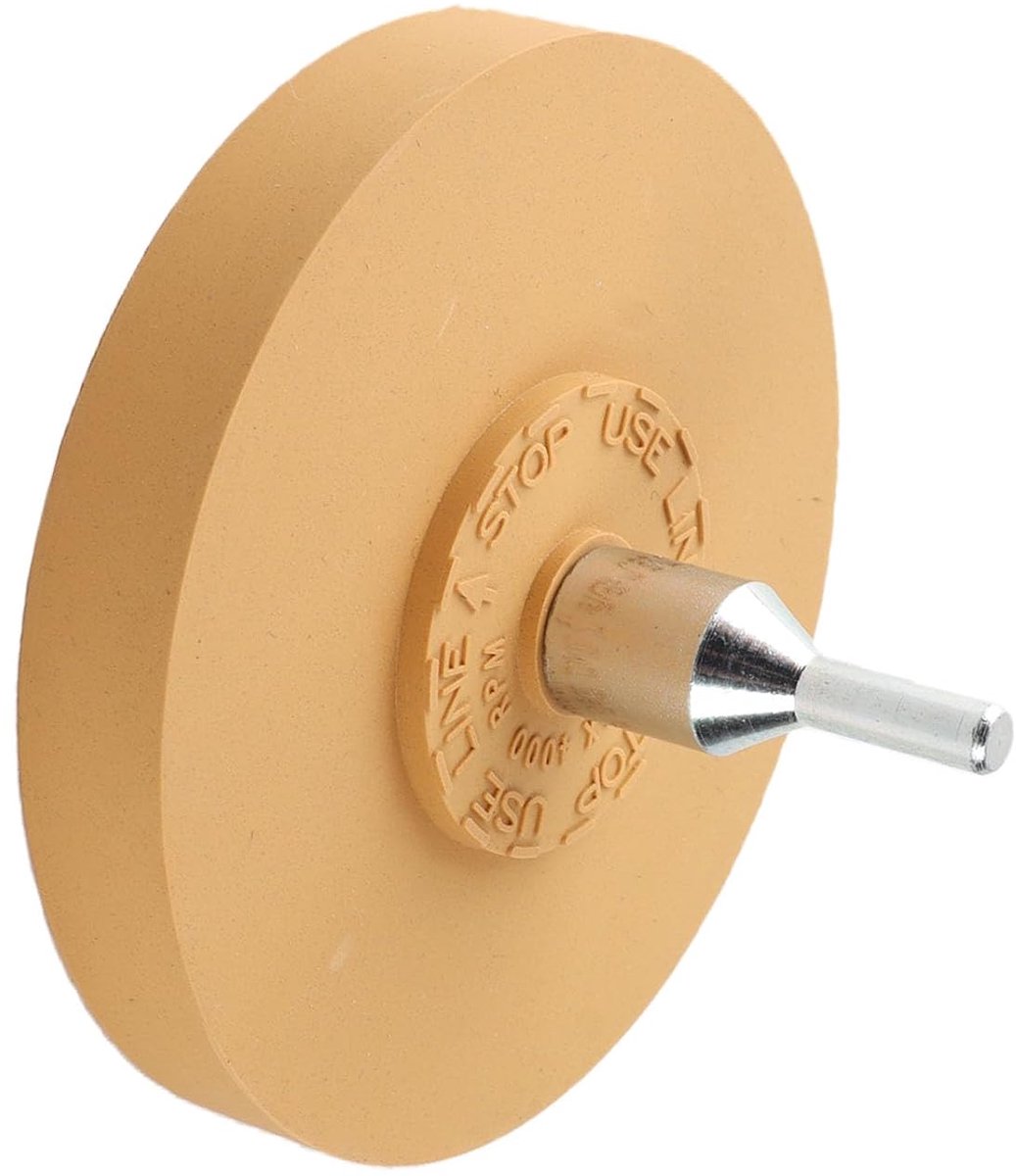 Gumwiel Rubberen Autolakverwijderingstool voor Snelle Lijmsticker-stickerreiniging, Duurzame Bruine Gumwielsetset voor Praktisch Gebruik, Toepasbaar op Verschillende Oppervlakken